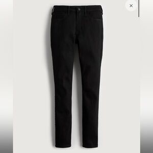 Hollister Black High Rise Super Skinny Jeans Size 3 Long